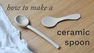 2 ways to make ceramic spoons  spoon glazing tips [upl. by Urbani582]