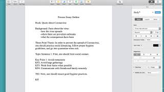 Writing a Process Essay Outline Step by Step [upl. by Cho]