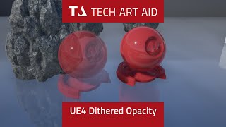 UE4 How to fix translucent materials dithered opacity [upl. by Aisyle]