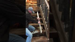 How to Determine the Angle of Your Staircase So We Can Manufacture Your Log Railing [upl. by Lynsey136]