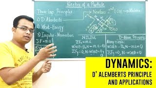 D Alemberts Principle  Dynamics  Engineering Mechanics [upl. by Ennahgiel]