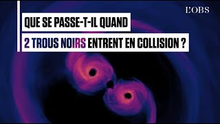 La Nasa révèle le ballet de deux trous noirs en collision [upl. by Arte]