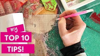 Top 10 Tips for Diamond Painting [upl. by Publius]