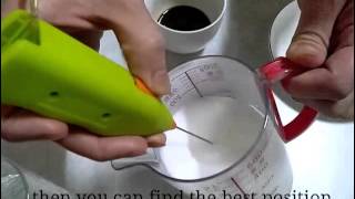 How To Make Latte Art with Mini Milk Frother [upl. by Mott]