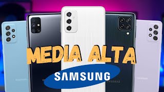 Los MEJORES SAMSUNG gama MEDIA ALTA  MEDIA 2022 [upl. by Sheelah617]