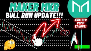 Maker MKR Crypto Coin Bull Run Update [upl. by Enilram]