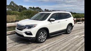 Familys New 2017 Honda Pilot Touring  Quick Tour amp Startup [upl. by Emerej]