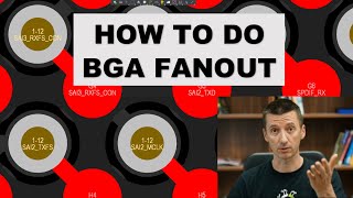 How to do BGA fanout  VIAs amp Layers [upl. by Kirchner830]