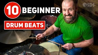 10 Beginner Drum Beats  Go From quotNoquot To quotProquot [upl. by Notliw]