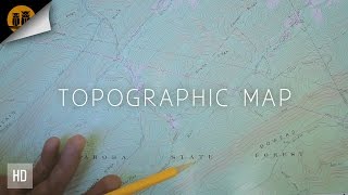 How to Read a Topographic Map ◦ Basic Elements [upl. by Ayhtak]