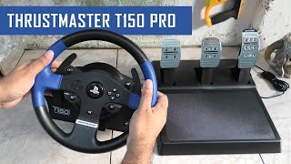 Thrustmaster T150 PRO Unboxing Review amp Setup Guide 2023 ENGLISH [upl. by Vladamir]