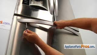 How To LGKenmore Freezer Door Handle AED37133117 [upl. by Pincince800]