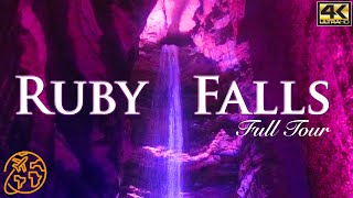 Ruby Falls Chattanooga Tennessee TN Full Tour 4k Underground Water Cave [upl. by Broome]