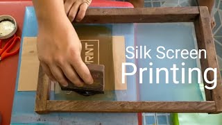 Silk Screen Printing [upl. by Alvina]