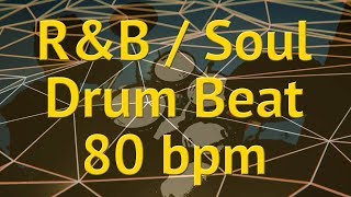 RampB Drum Beat 80bpm  Backing Track  JB Songwriter Drum Tracks 10 [upl. by Mcwilliams]