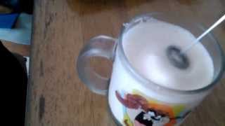 Aerolatte Review Frothing Cold Milk In Under 1 Minute [upl. by Polad904]